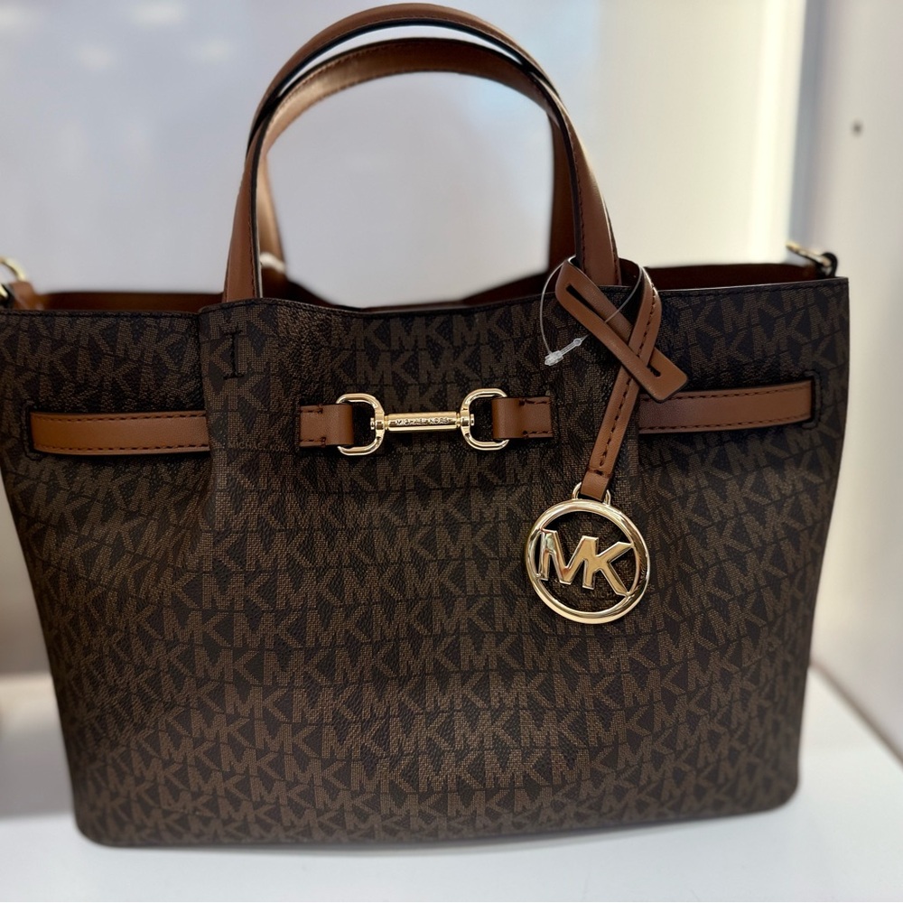 Michael Kors Brown Signature Tote Bag